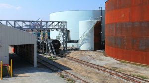 UAN tank fields at NC Ports