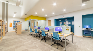 Interior Computer Section of the East Asheville Public Library