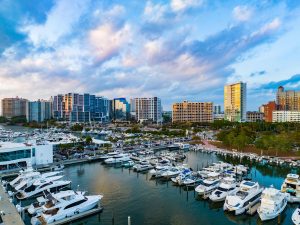 Photo of the Sarasota Skyline for Engineering Company in Sarasota
