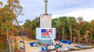 McKim & Creed provided design-build services for a new one-million-gallon (1MG) elevated water storage tank serving Pulte Homes’ 650-acre Carolina Ridge development in Midland.
